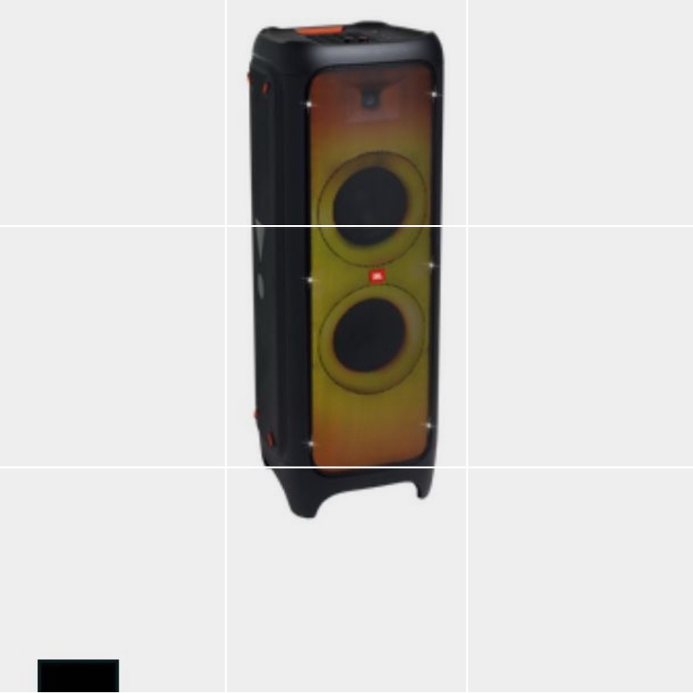 JBL Black and Orange Portable Speaker with Sleek Design and Vibrant Colors